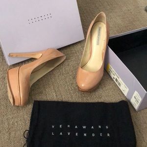Vera Wang patent leather stilettos